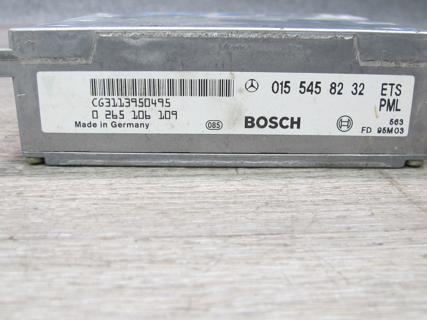 1995 Mercedes W140 S320 ABS Control Module Unit 0155458232 OEM