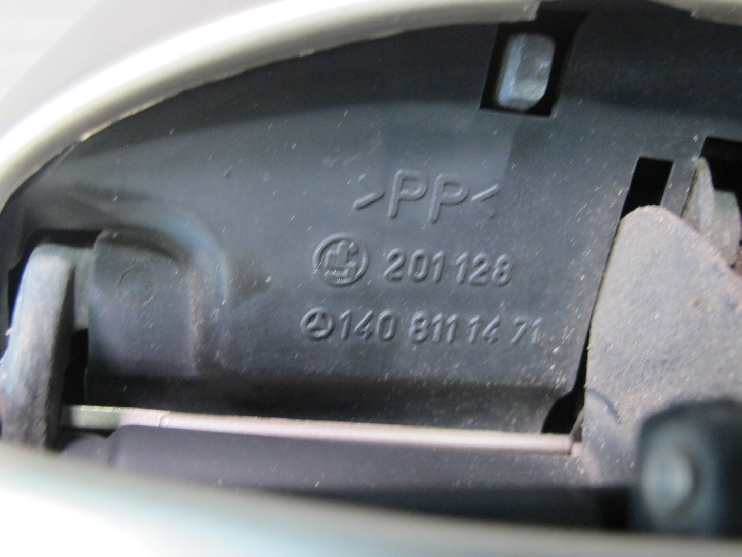 94-95 Mercedes W140 S Sedan Front Right Door Side View Heated Power Mirror OEM