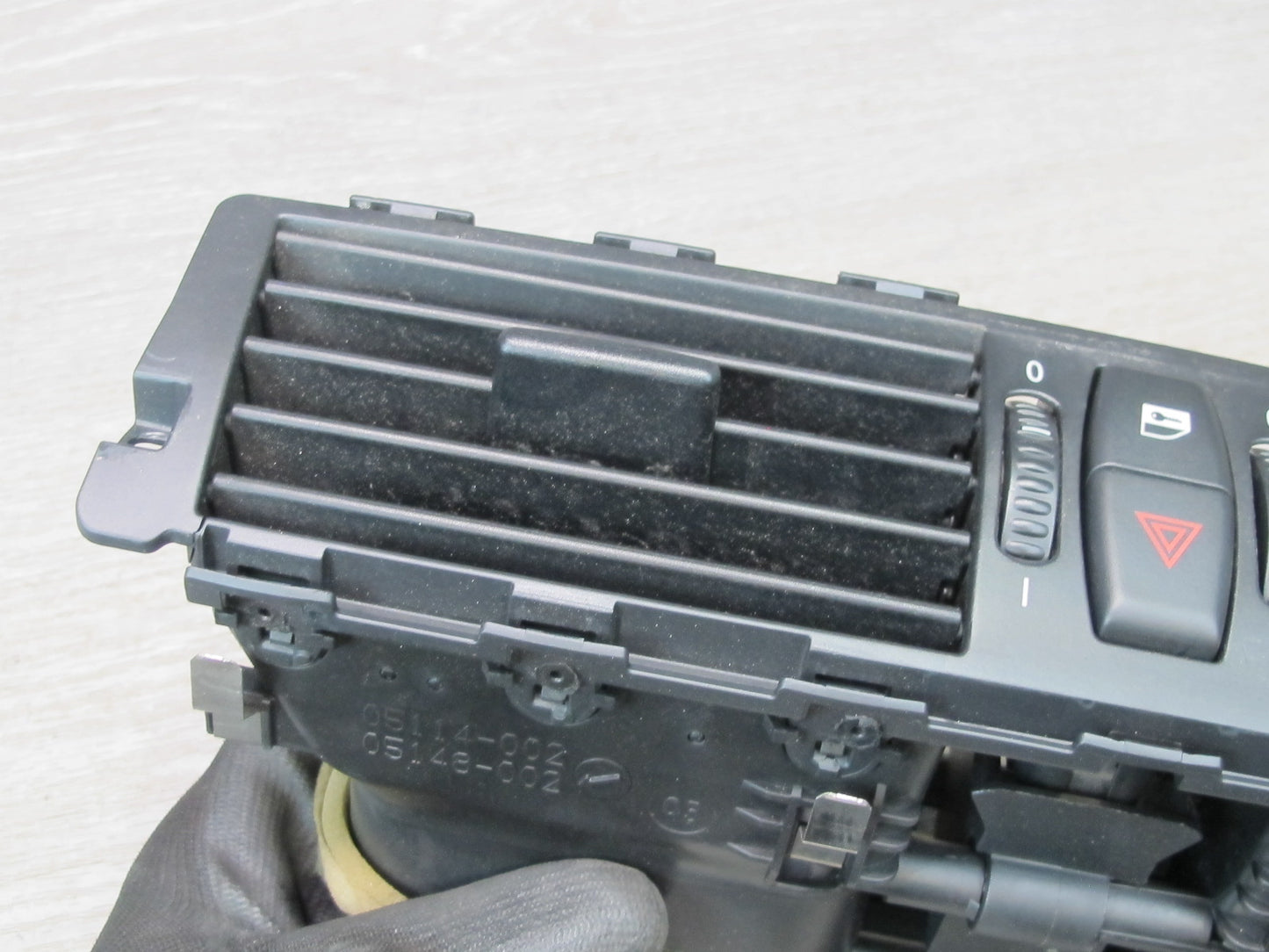 2006-2010 BMW E63 E64 Dash Front Left Center Right Air Vent Grille Set of 3
