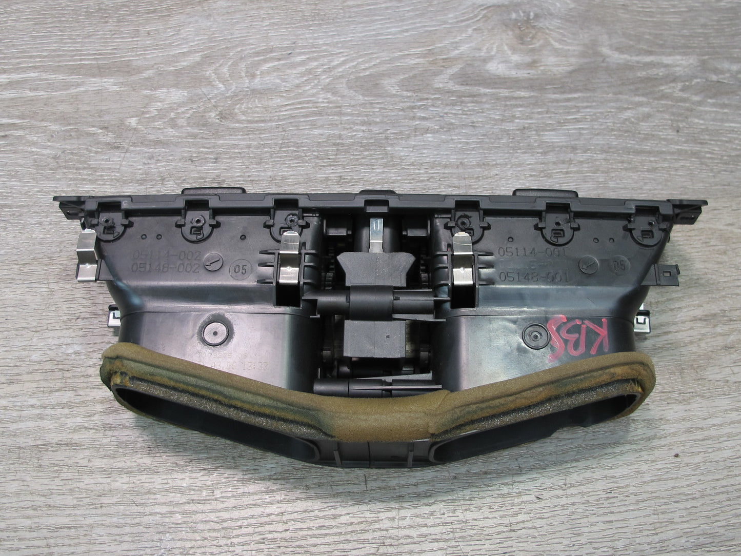 2006-2010 BMW E63 E64 Dash Front Left Center Right Air Vent Grille Set of 3