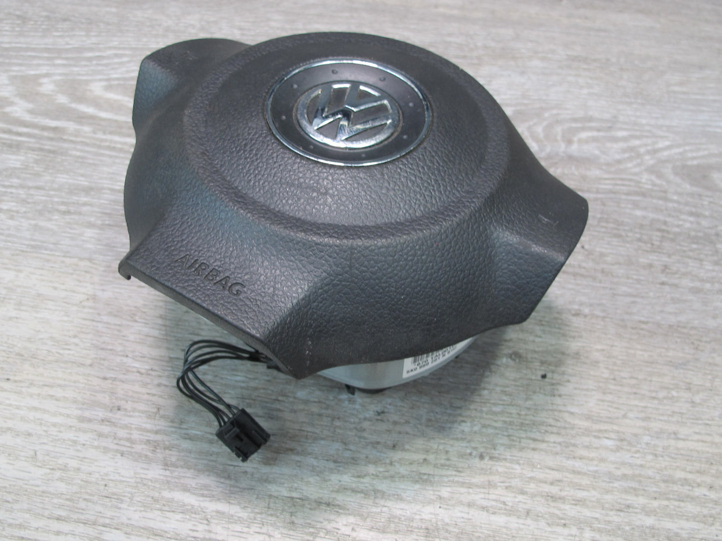 12-14 VOLKSWAGEN VW GOLF R MK6 FRONT LEFT DRIVER SIDE STEERING WHEEL SRS AIRBAG OEM