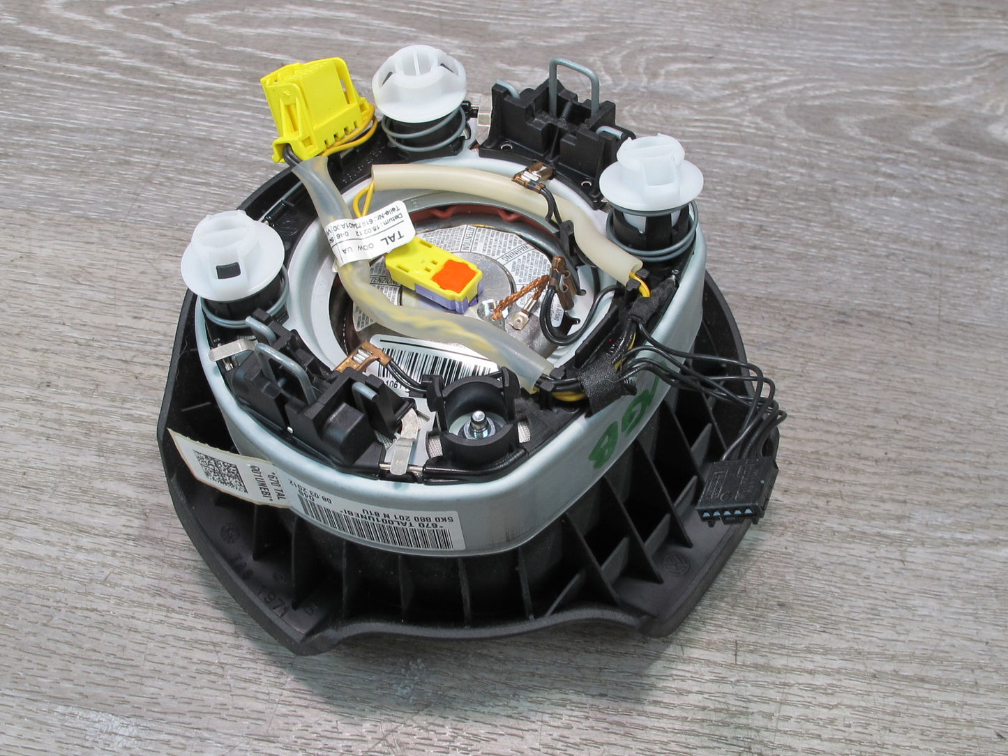 12-14 VOLKSWAGEN VW GOLF R MK6 FRONT LEFT DRIVER SIDE STEERING WHEEL SRS AIRBAG OEM