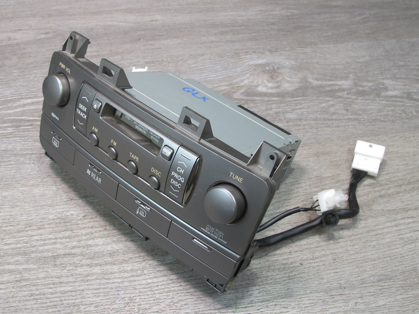 2004 Lexus LX470 Radio Cassette Player Receiver W/ Defrost Mirror Switch Panel