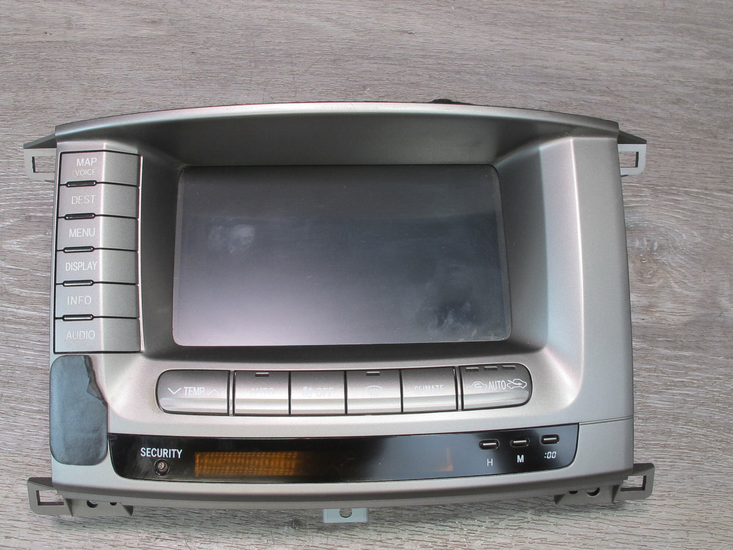 2004-2007 Lexus UZJ100L LX470 Dash GPS Navigation Information Screen Display