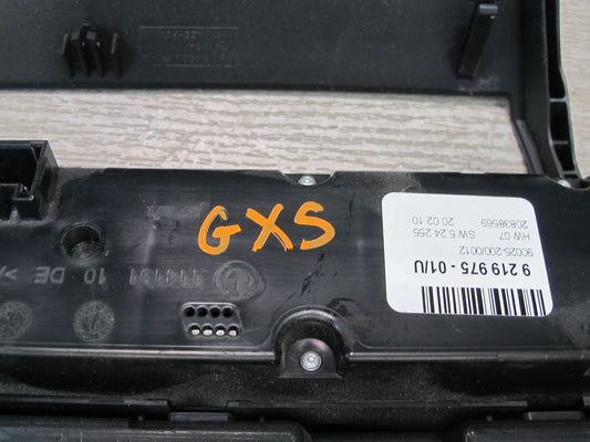 2008-2011 BMW E71 E72 X6 A/C Heater Climate Control Switch Panel 9219975