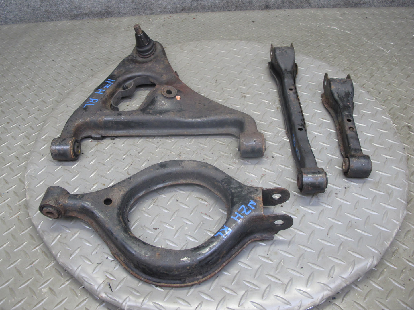 90-96 Nissan Z32 300ZX NON Turbo Set of 4 Rear Left Suspension Control Arm OEM
