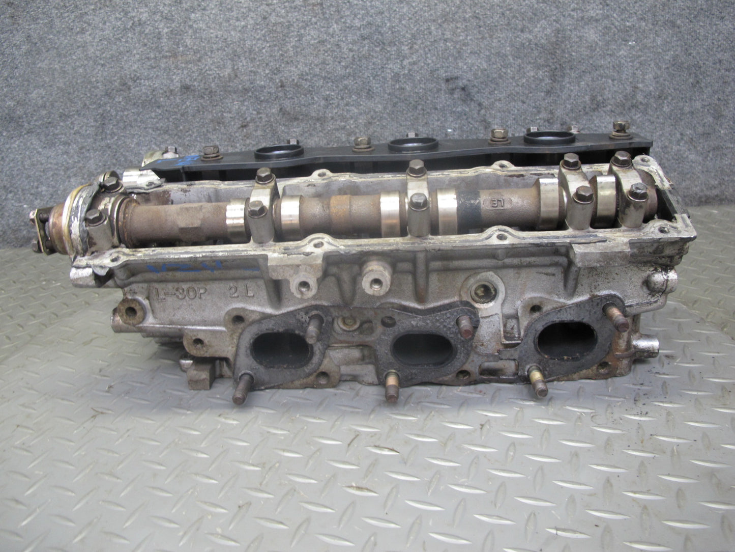 1993 Nissan Z32 300ZX VG30DE M/T Engine Left Cylinder Head w Camshafts 119K OEM