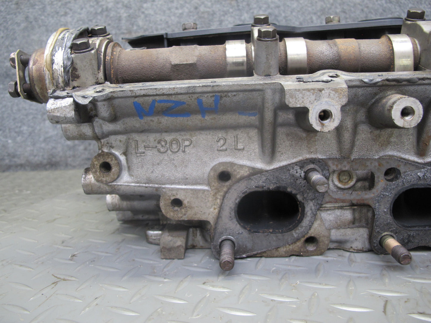1993 Nissan Z32 300ZX VG30DE M/T Engine Left Cylinder Head w Camshafts 119K OEM