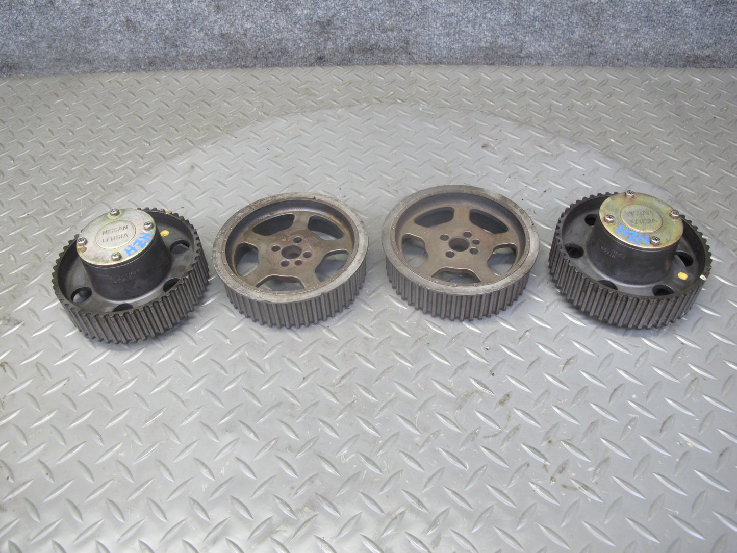 90-93 Nissan 300ZX Z32 VG30DE NA Engine Camshaft Timing Gear Sprocket Set OEM