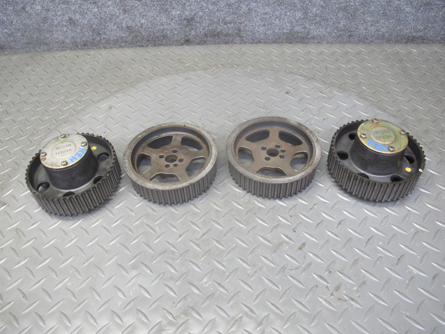 90-93 Nissan 300ZX Z32 VG30DE NA Engine Camshaft Timing Gear Sprocket Set OEM