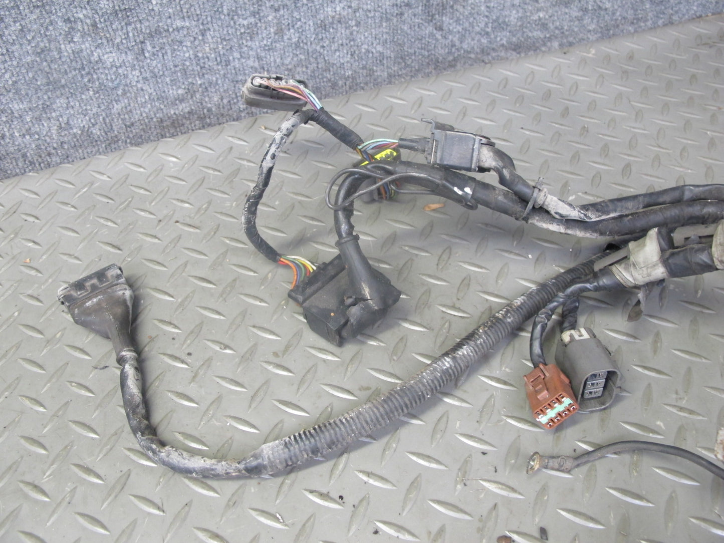 1993 Nissan 300ZX VG30DE Conv NA M/T Engine Wiring Harness w Battery Cable OEM