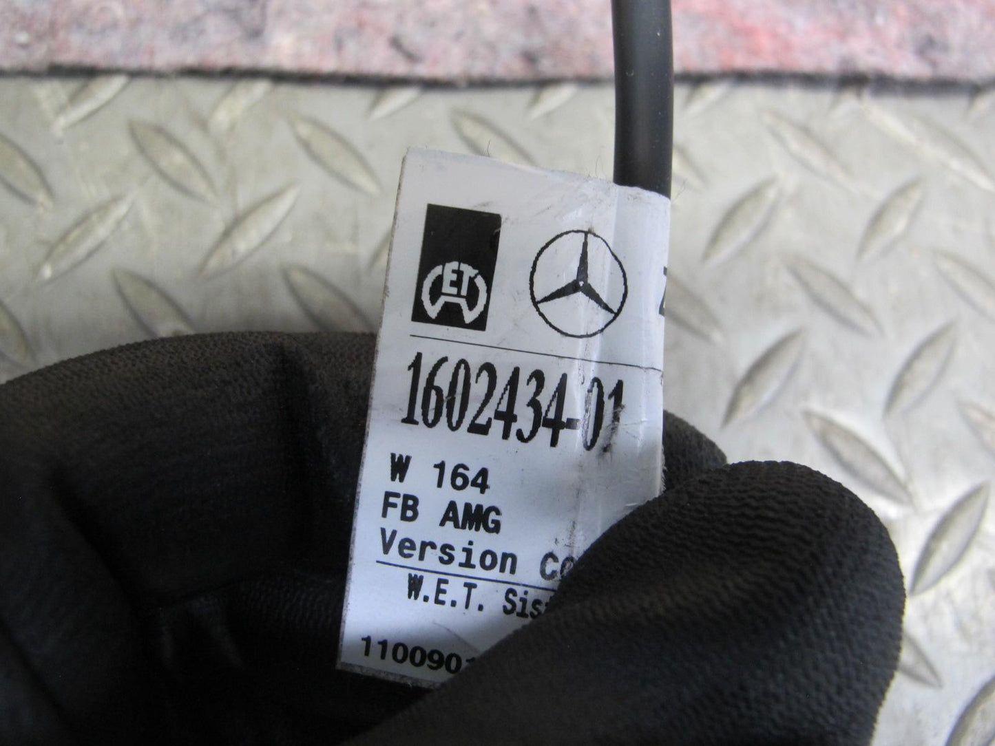 07-11 Mercedes W164 ML63 AMG Front Right Seat Upper Cushion Leather Black OEM