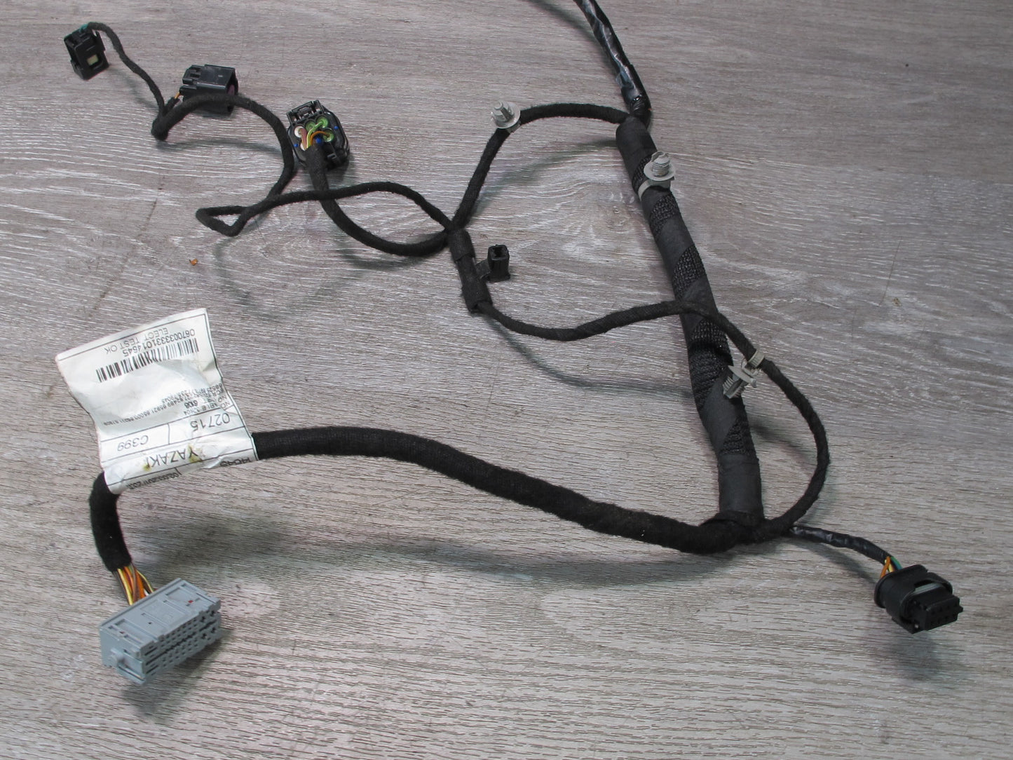 2017-2020 Maserati Levante M161 Rear Left Door Wire Wiring Harness 6700333310