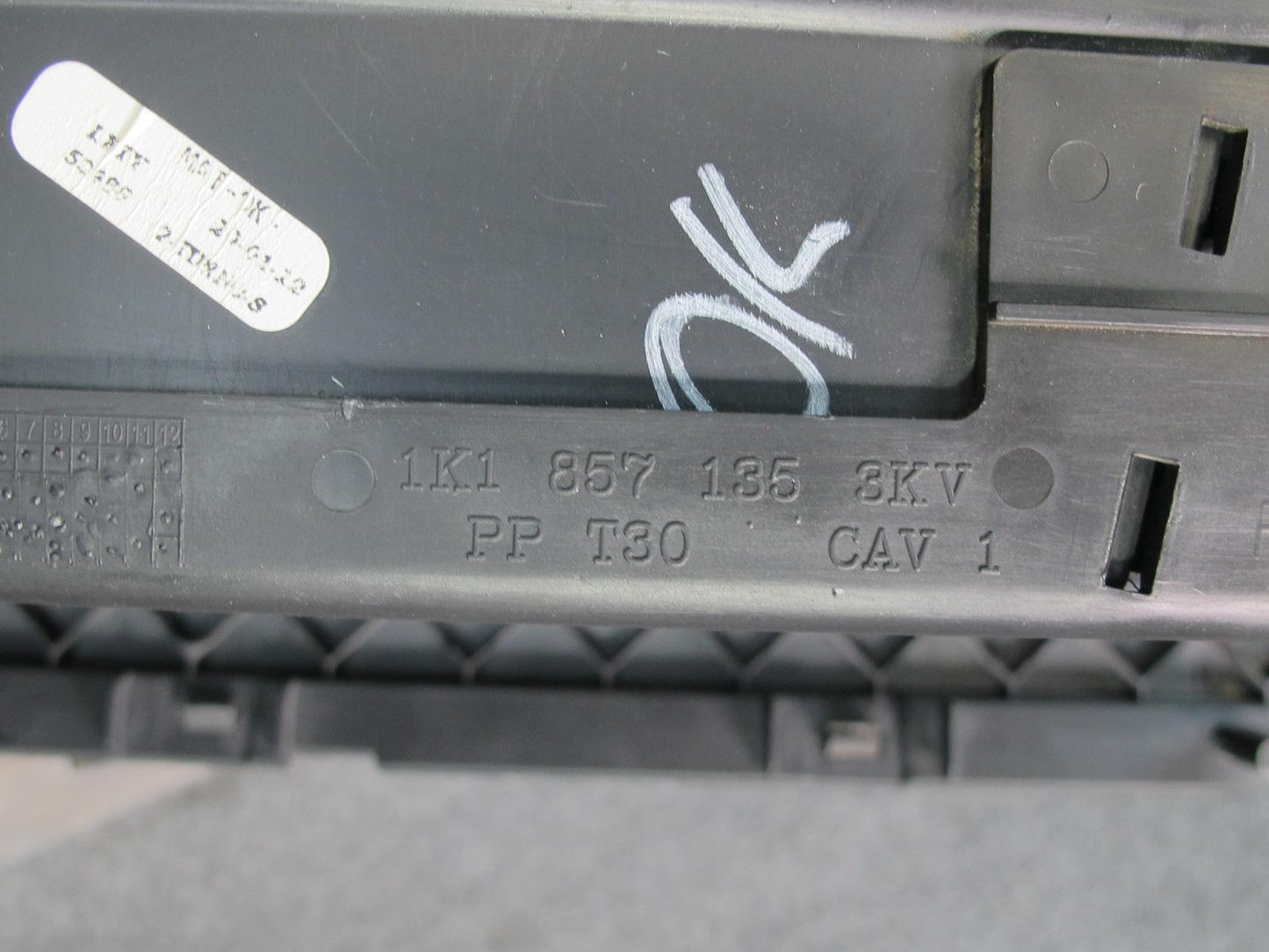 12-13 VW Golf MK6 R Front Right Glove Compartment Storage Box Black OEM