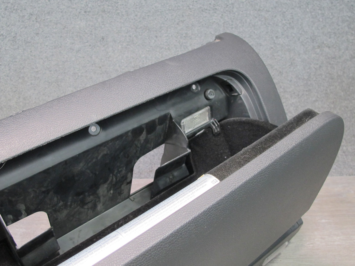12-13 VW Golf MK6 R Front Right Glove Compartment Storage Box Black OEM