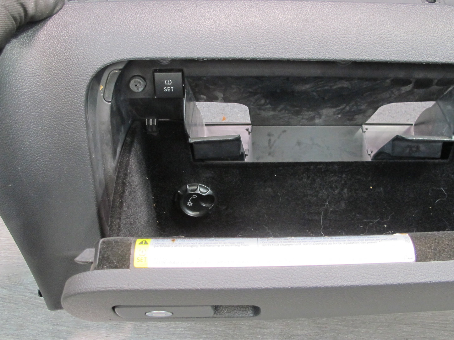 12-13 VW Golf MK6 R Front Right Glove Compartment Storage Box Black OEM