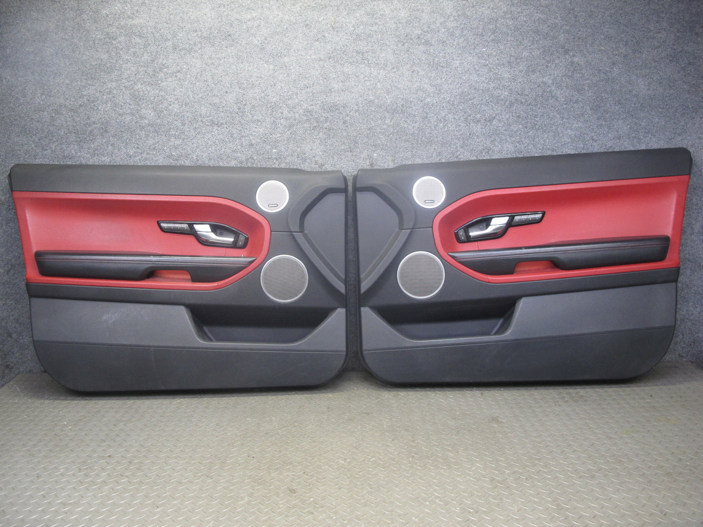 2012-2016 Range Rover Evoque L538 2DR Front Door Interior Trim Panel Set of 2