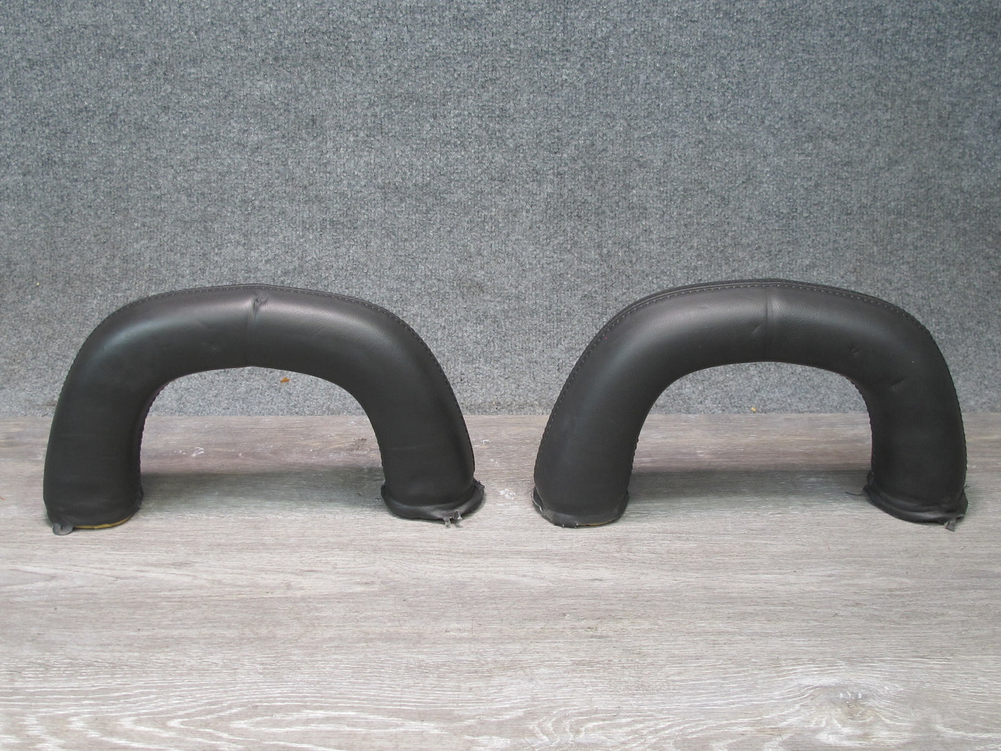 2004-2008 Cadillac XLR Rear Right & Left Side Roll Bar Trim Cover Black Set