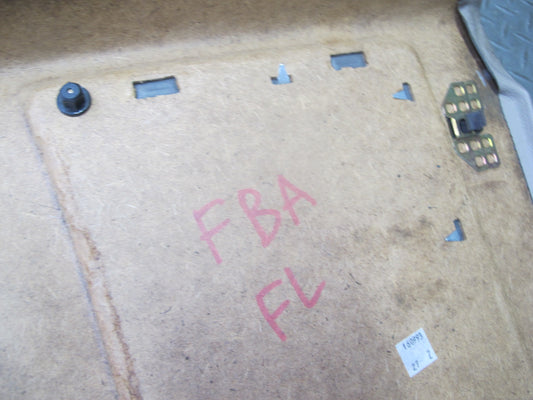 92-95 BMW E34 5-SERIES Front Left Seat Back Trim Cover Panel Parchment OEM