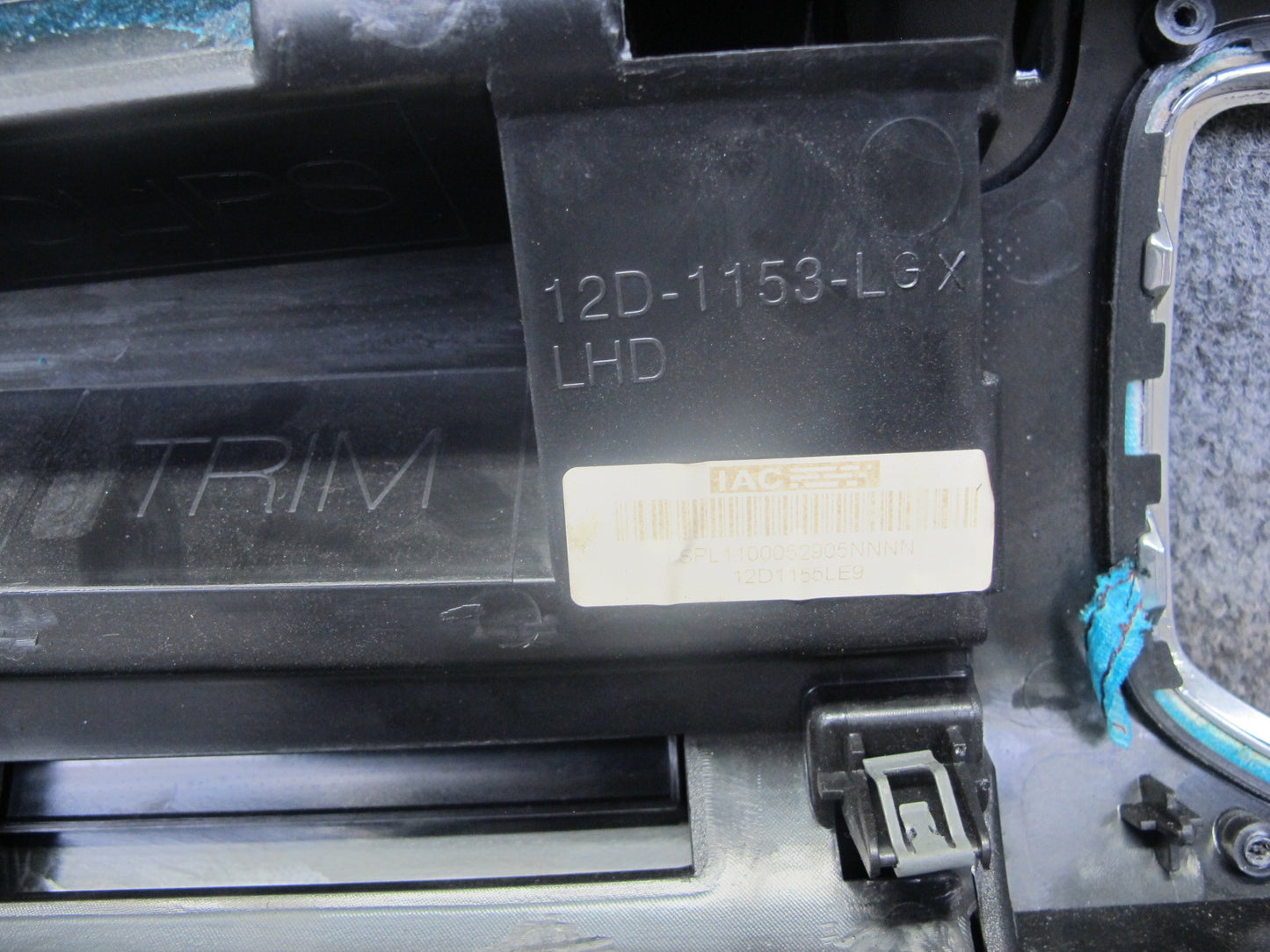 2012-2019 Range Rover Evoque L538 Dash Center Right Radio Trim Bezel Cover Panel