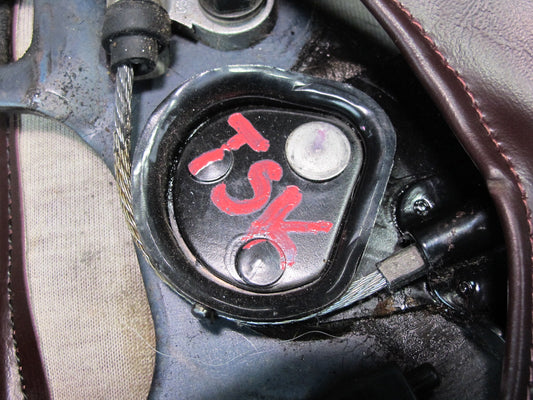 86-88 Toyota Supra MK3 Emergency Parking Handbrake Handle w Boot & Cable OEM