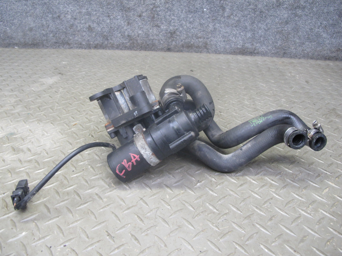94-95 BMW E32 E34 M60 Heater Water Valve w Additional Water Pump & Hoses OEM