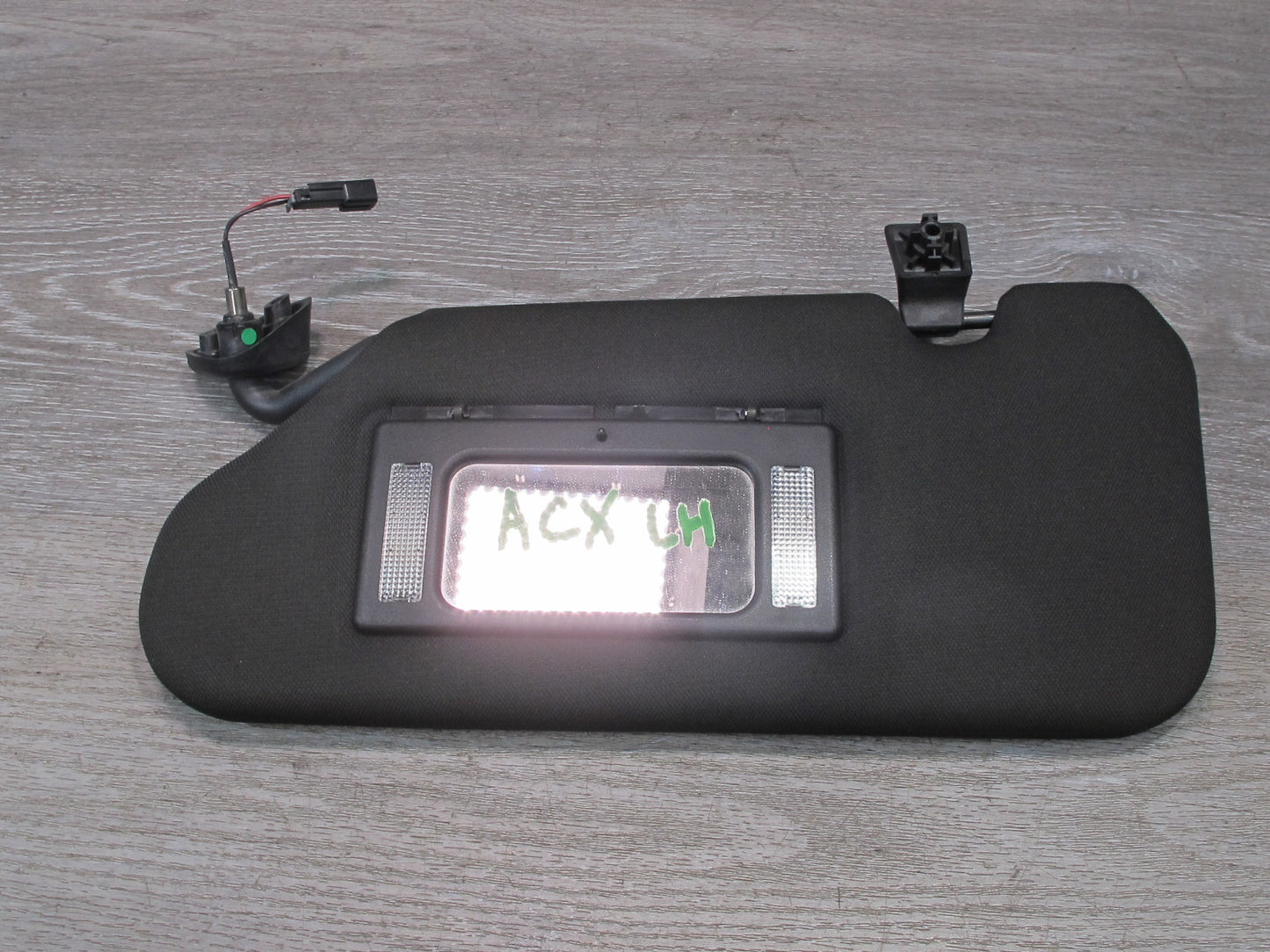 2004-2009 Cadillac XLR Front Left Sun Visor w Homelink Black