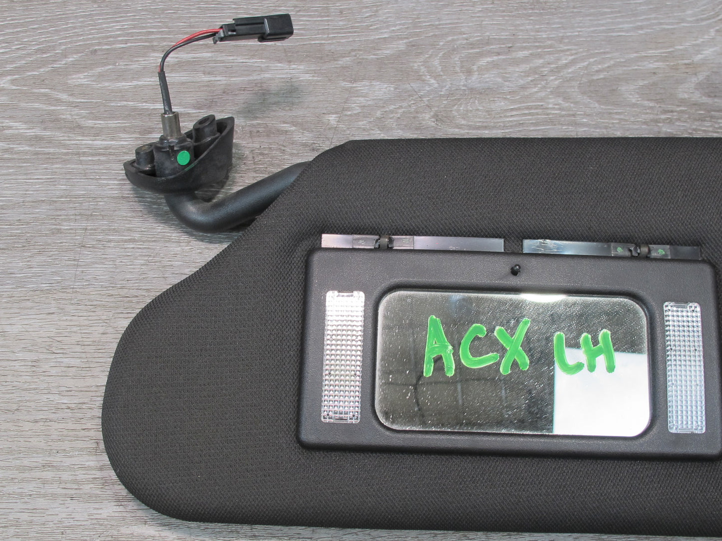 2004-2009 Cadillac XLR Front Left Sun Visor w Homelink Black