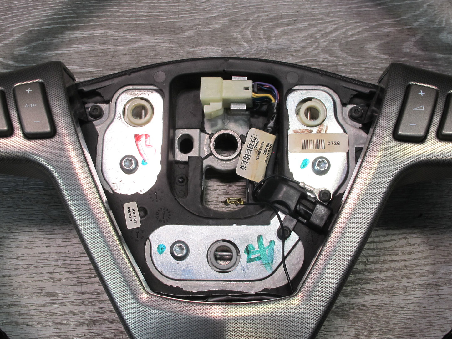 2004-2007 Cadillac XLR Leather Wood Steering w Controls
