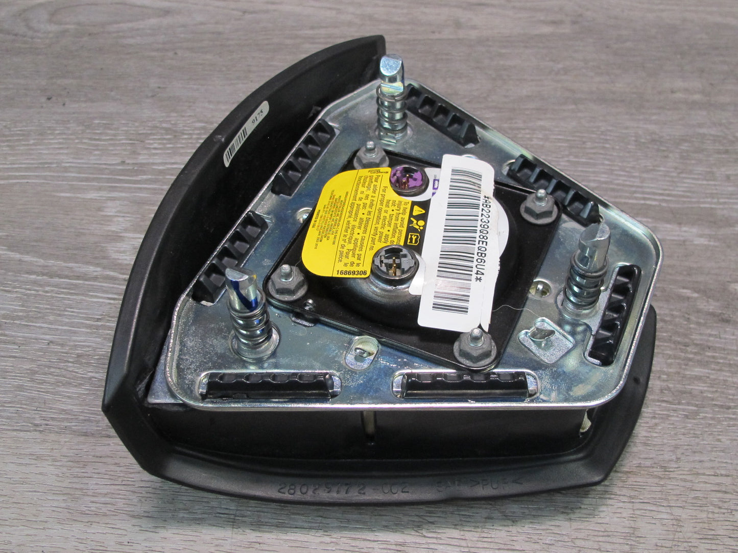 04-07 CADILLAC XLR FRONT LEFT DRIVER SIDE STEERING WHEEL SRS AIRBAG OEM