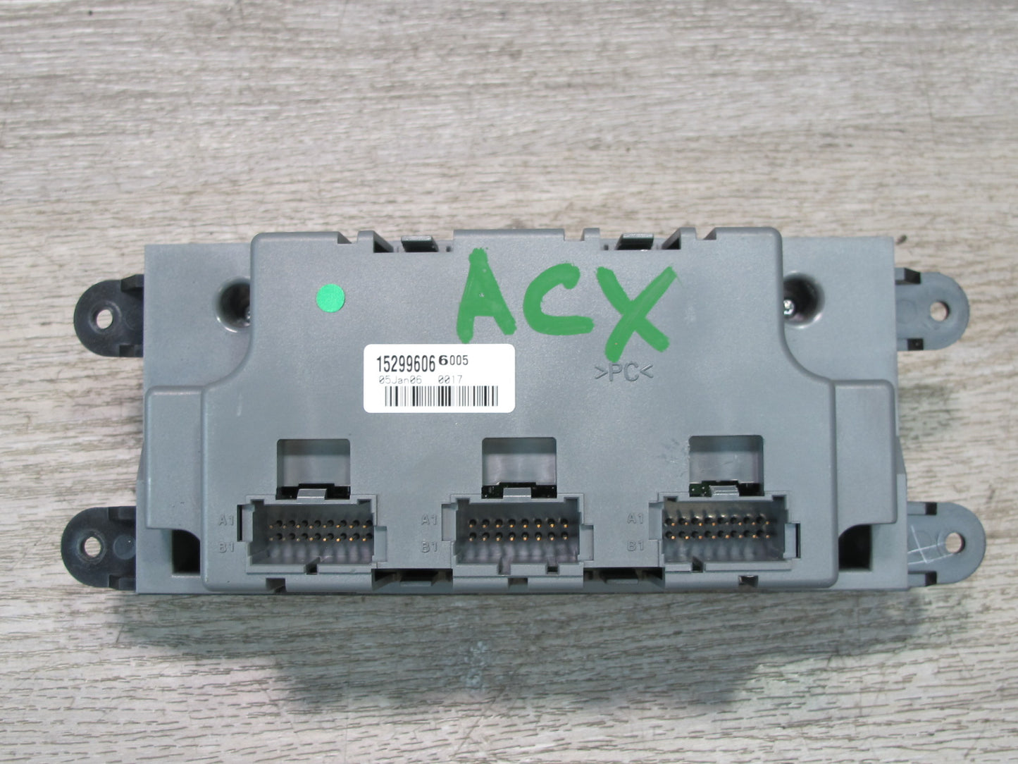 2006-2007 Cadillac XLR A/C Heater Climate Control Switch Panel 15299606