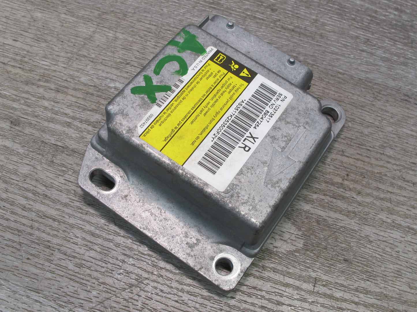 2006 CADILLAC XLR SRS AIRBAG CONTROL MODULE UNIT 10373517 OEM