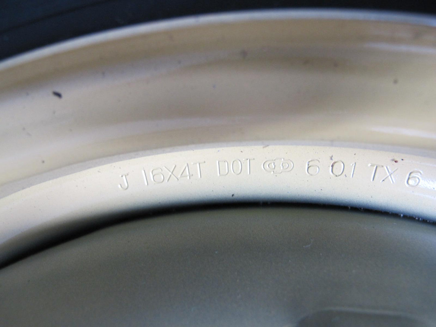 00-02 Toyota MR2 Spyder ZZW30L Spare Tire 16" R16 Wheel Donut 16x4 125/70 OEM