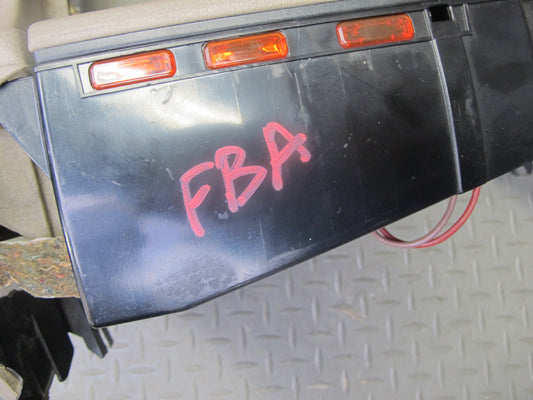 94-95 BMW E34 530i 540i Sedan Front Center Console Panel w Ashtray Parchment OEM