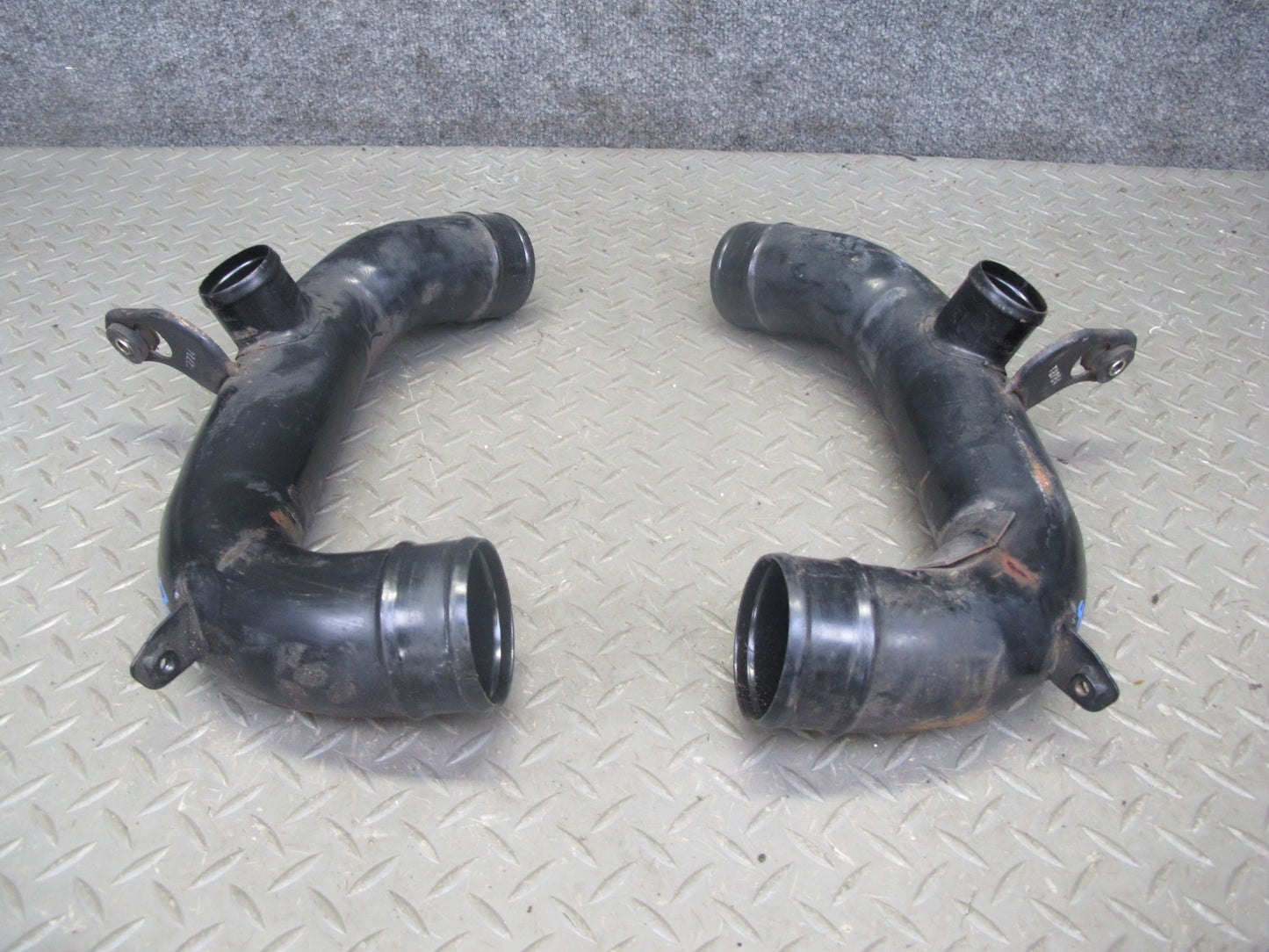 90-96 Nissan 300ZX Z32 NA M/T Set of 2 Front Air Intake Hose Pipe Duct OEM