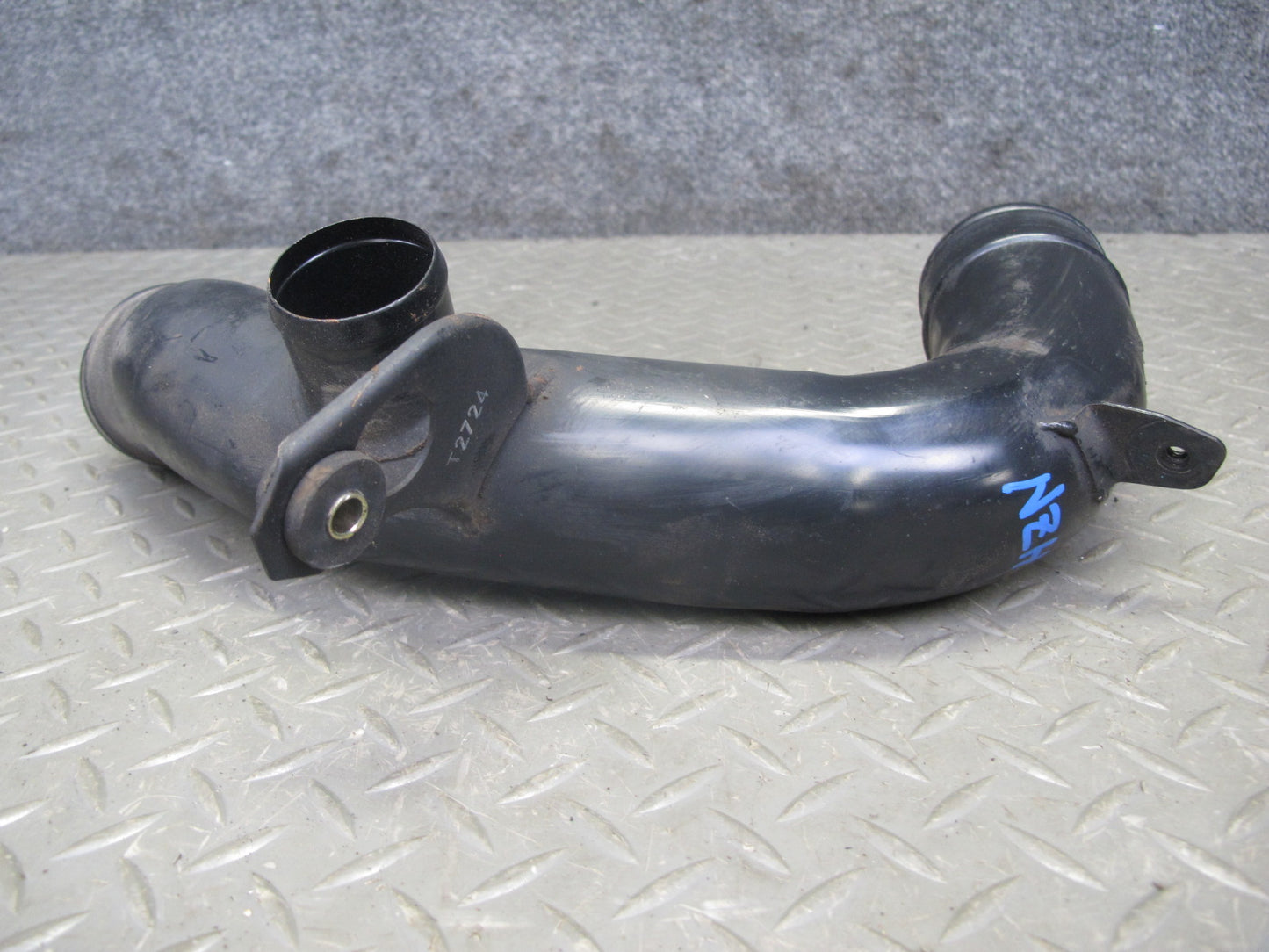 90-96 Nissan 300ZX Z32 NA M/T Set of 2 Front Air Intake Hose Pipe Duct OEM