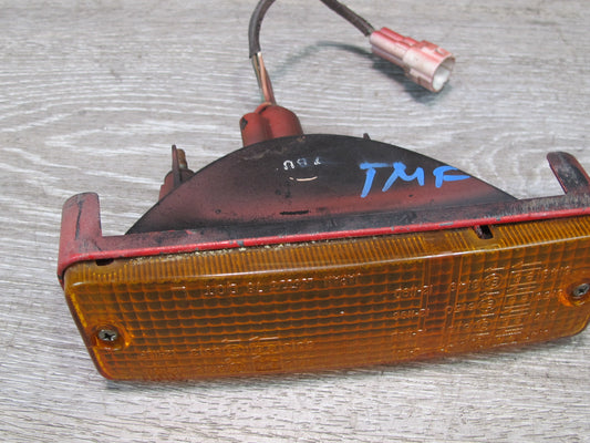 87-89 Toyota MR2 AW15 Front Bumper Left & Right Turn Signal Light Lamp Set OEM