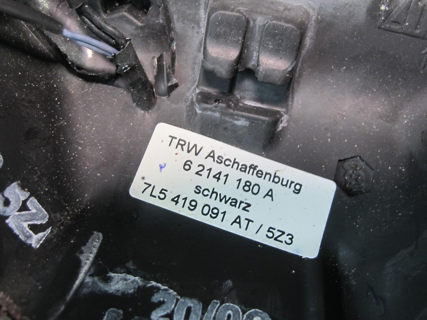 2003-2010 Porsche Cayenne 955 Heated Leather Steering Black 7L5419091AT