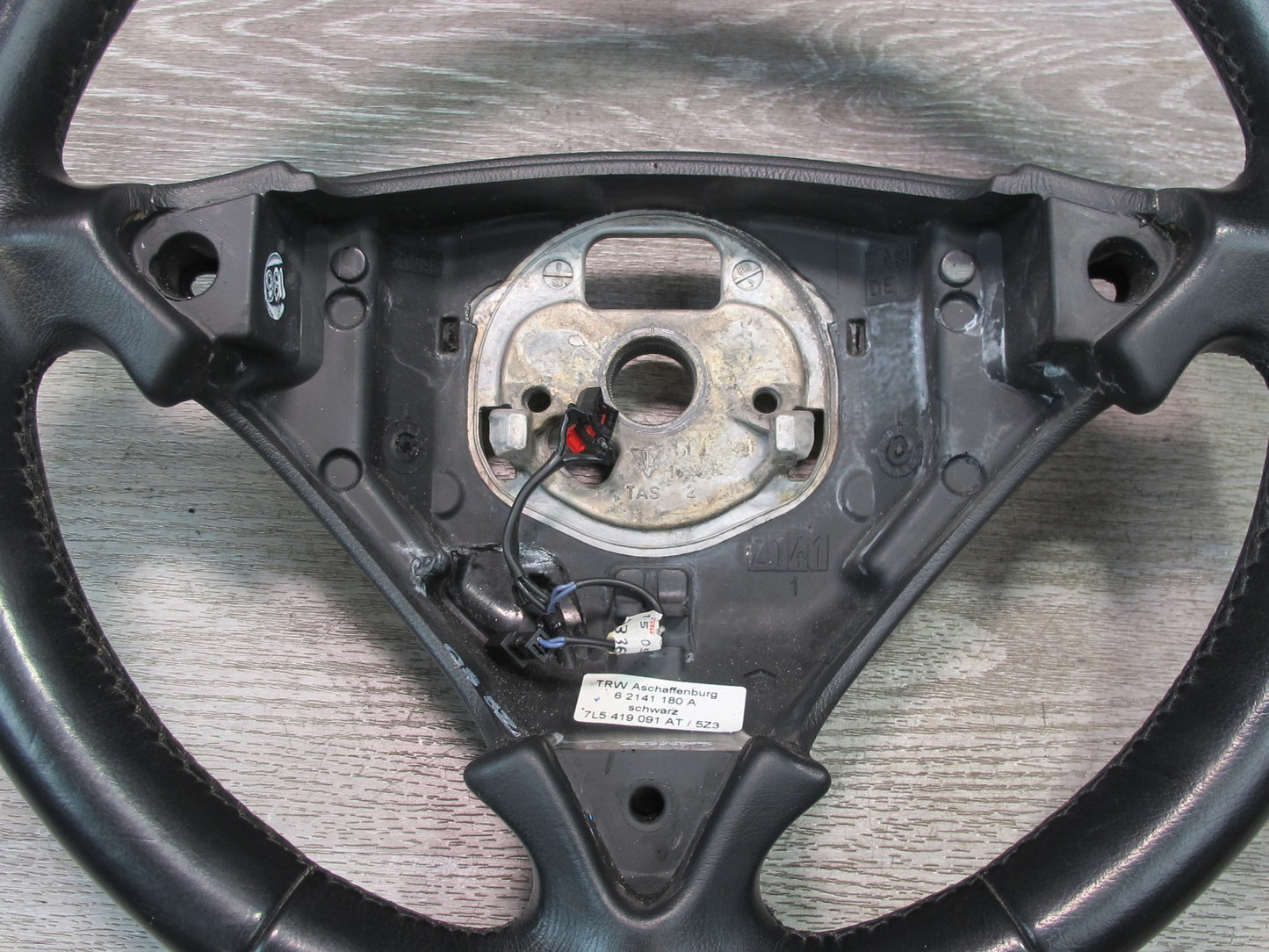 2003-2010 Porsche Cayenne 955 Heated Leather Steering Black 7L5419091AT