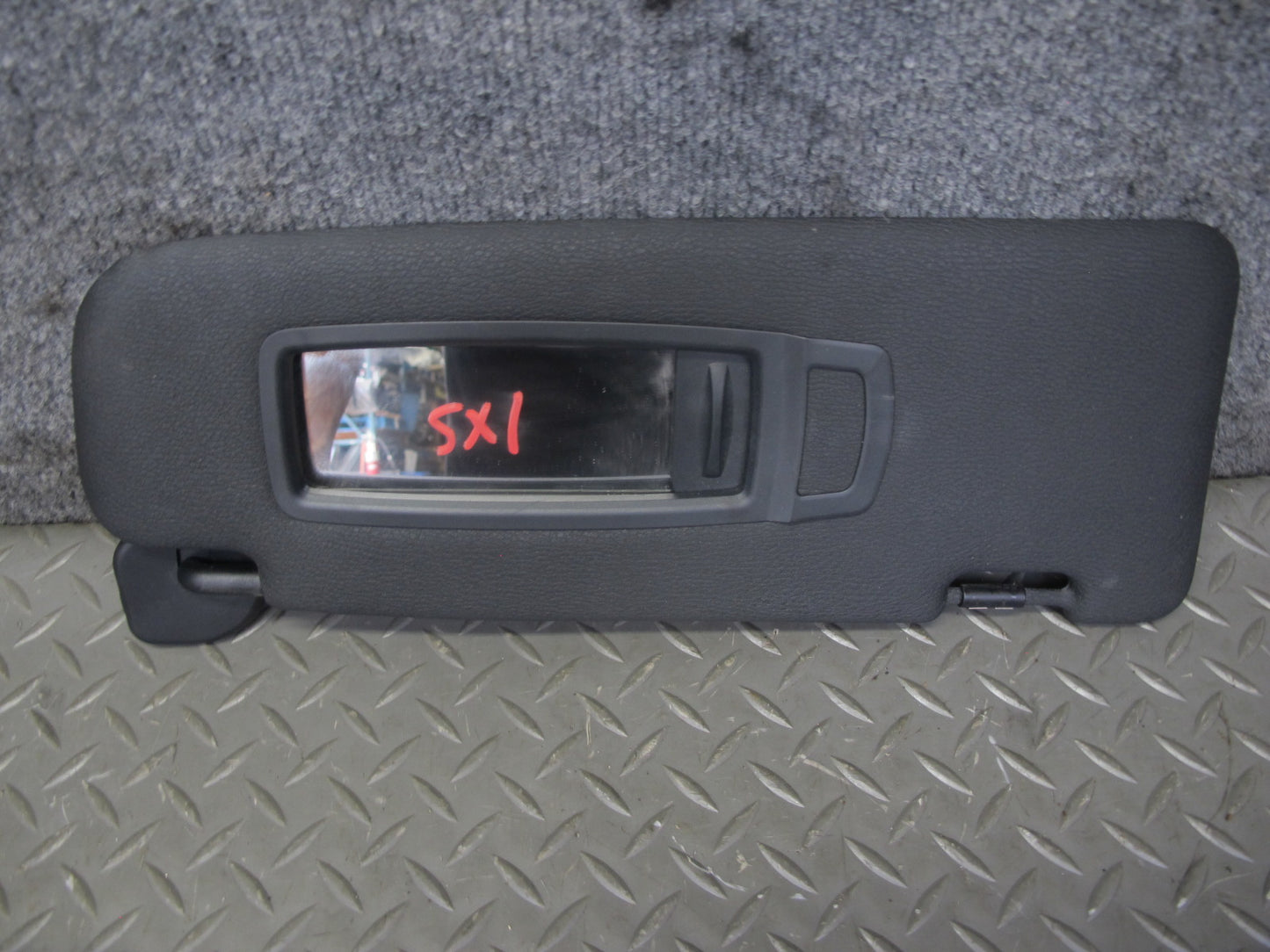 2008-2014 BMW E71 E72 X6 Front Left & Right Sun Visor Black Set of 2