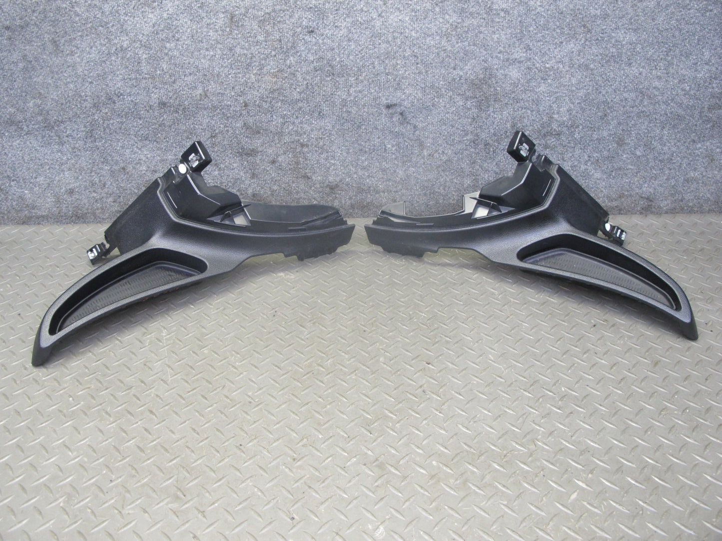 2008-2014 BMW E71 E72 X6 Rear Left & Right Lower C Pillar Storage Trim Panel Set