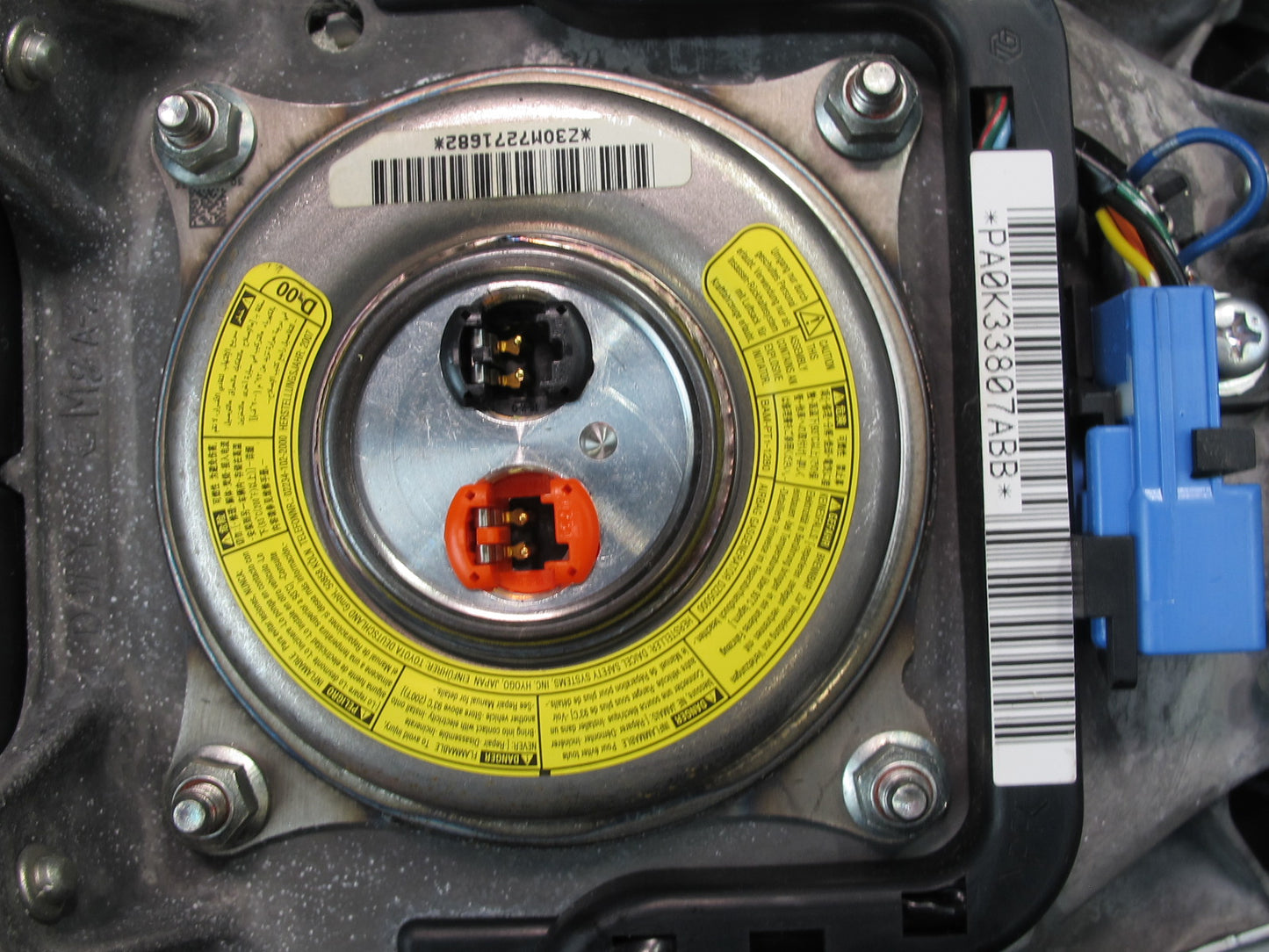 07-12 LEXUS LS600HL FRONT LEFT DRIVER SIDE STEERING WHEEL SRS AIRBAG OEM