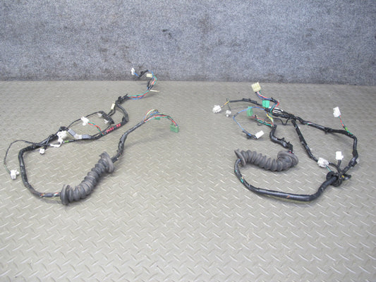86-88 Mazda RX7 FC3S Coupe Set of 2 Left & Right Door Wire Wiring Harness OEM