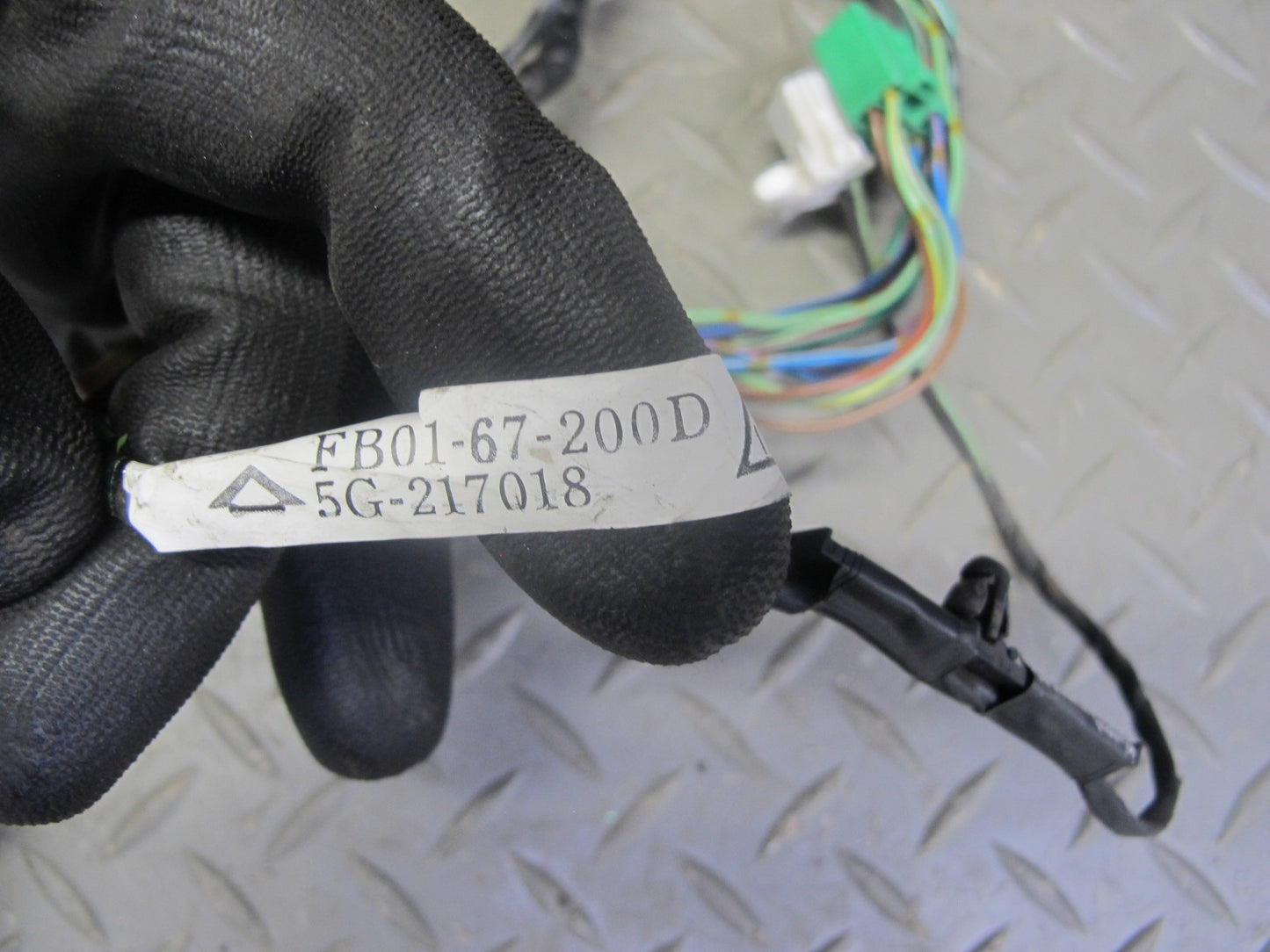 86-88 Mazda RX7 FC3S Coupe Set of 2 Left & Right Door Wire Wiring Harness OEM