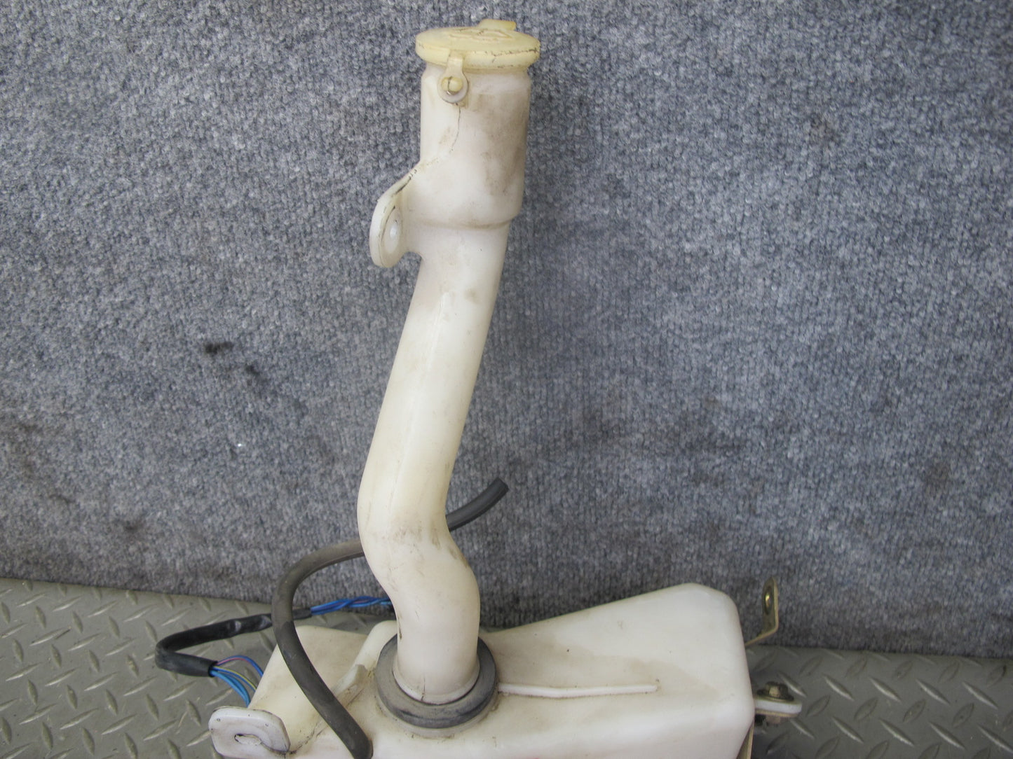 86-88 Mazda RX7 FC3S Front Windshield Washer Reservoir w Filler Neck & Pump OEM