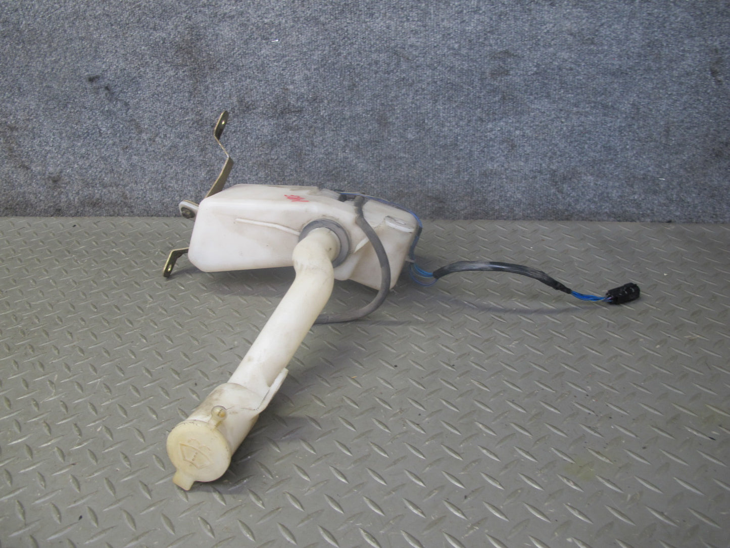 86-88 Mazda RX7 FC3S Front Windshield Washer Reservoir w Filler Neck & Pump OEM