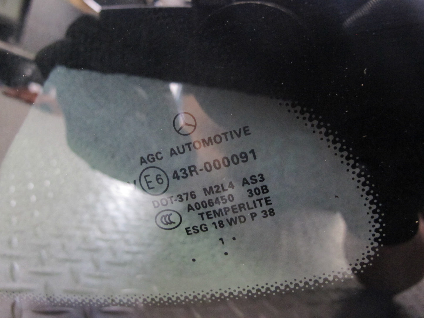 12-18 Mercedes W166 GLE Ml-class Rear Left Quarter Window Glass OEM