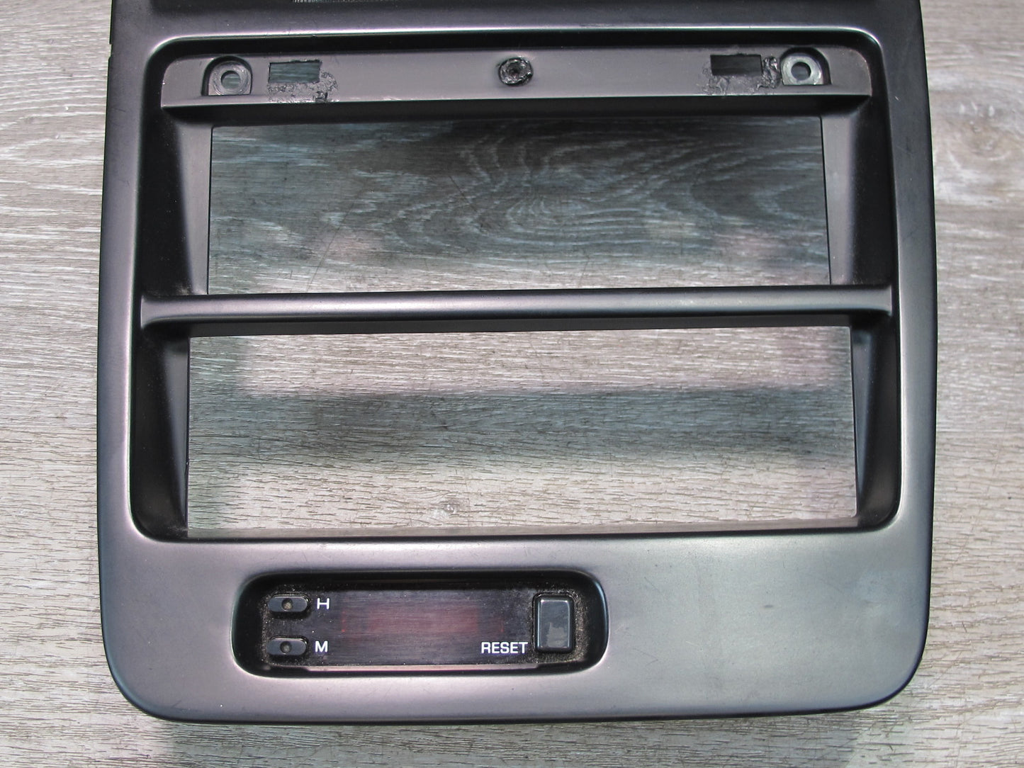 92-96 Nissan Z32 300ZX Dash Center Radio Climate Trim Panel Air Vent w Clock OEM