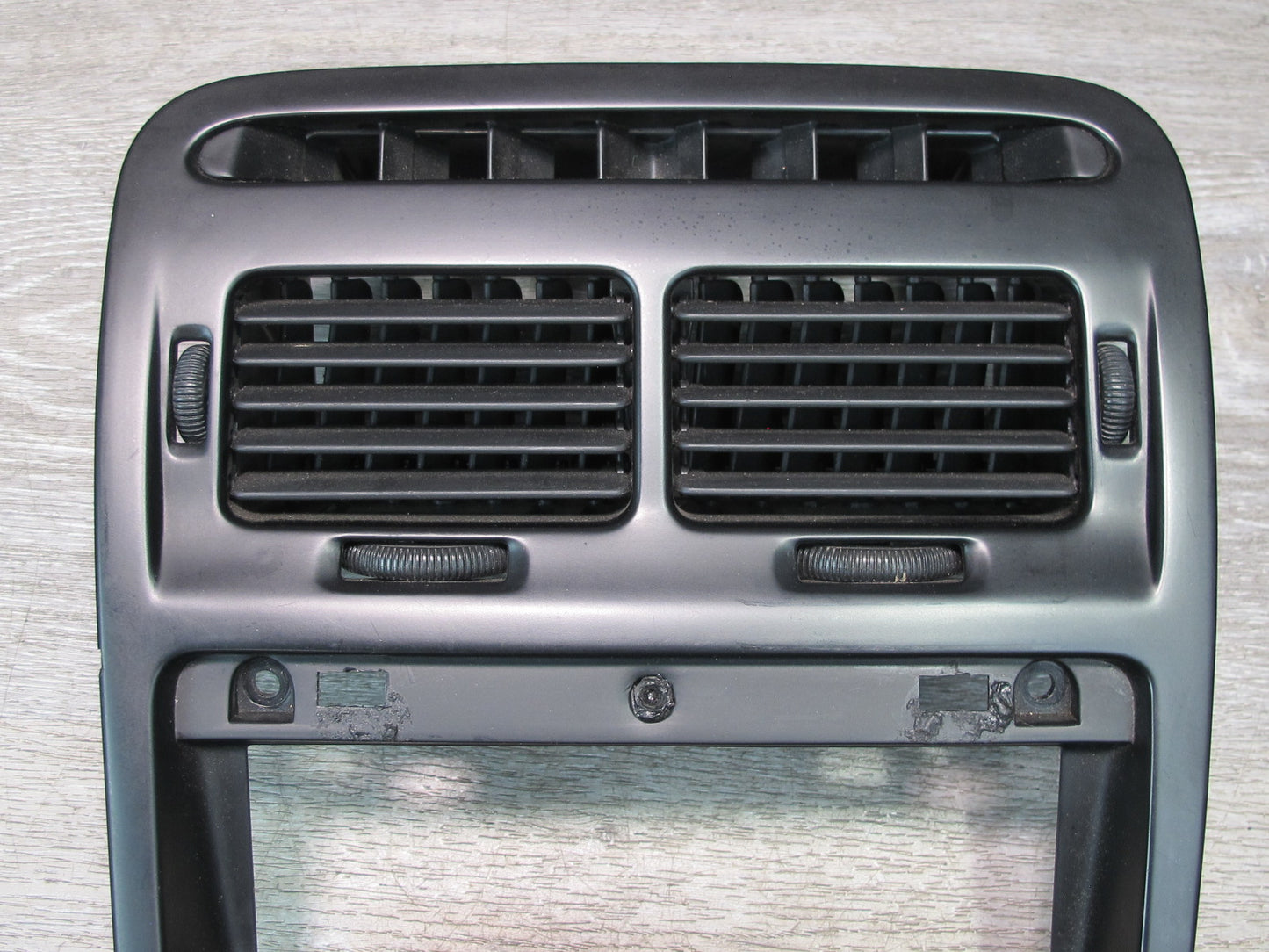 92-96 Nissan Z32 300ZX Dash Center Radio Climate Trim Panel Air Vent w Clock OEM