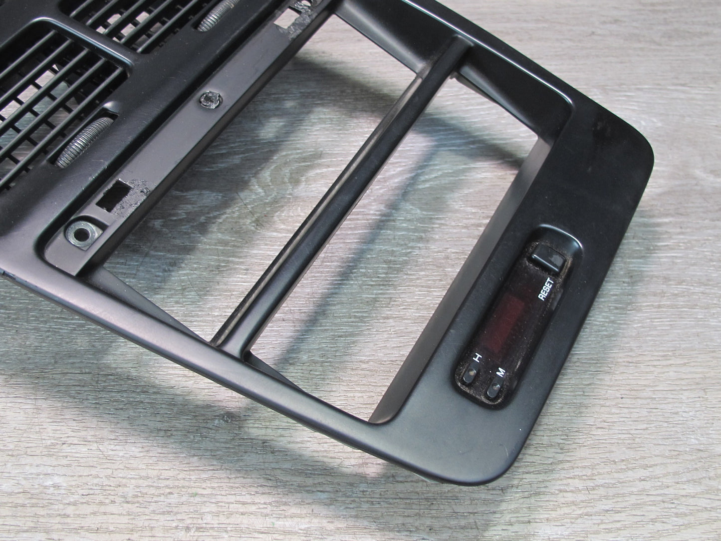 92-96 Nissan Z32 300ZX Dash Center Radio Climate Trim Panel Air Vent w Clock OEM